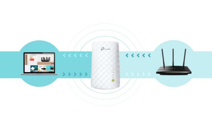 TP-LINK WiFi Range Extender  AC750, 1xFE LAN, MESH TP-Link RE220