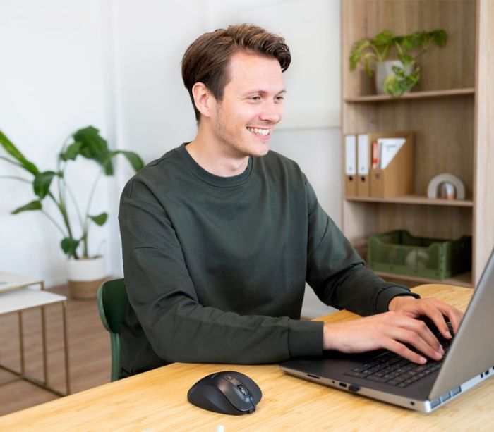 Мышь Trust Fyda Rechargeable ECO, WL, Чорний