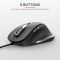 Mouse Trust Fyda Comfortable ECO, USB-A, Чорно-сірий