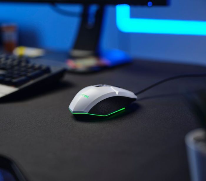 Мышь Trust GXT 109 FELOX , RGB, USB-A, Білий