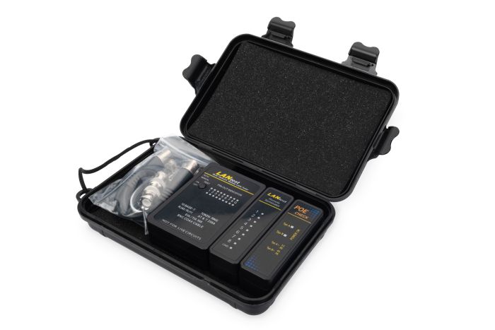 Тестер DIGITUS для сетевых кабелей, RJ45 & BNC