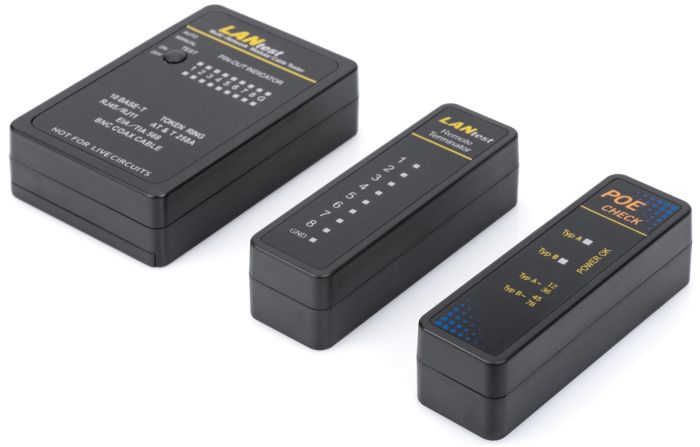 Тестер DIGITUS для сетевых кабелей, RJ45 & BNC