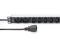 DIGITUS 1U Aluminum PDU, rackmountable, 8 x C13, 2 x C19 16A, 230VAC, 50/60Hz, IEC C20 plug