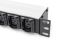DIGITUS 1U Aluminum PDU, rackmountable, 8 x C13, 2 x C19 16A, 230VAC, 50/60Hz, IEC C20 plug