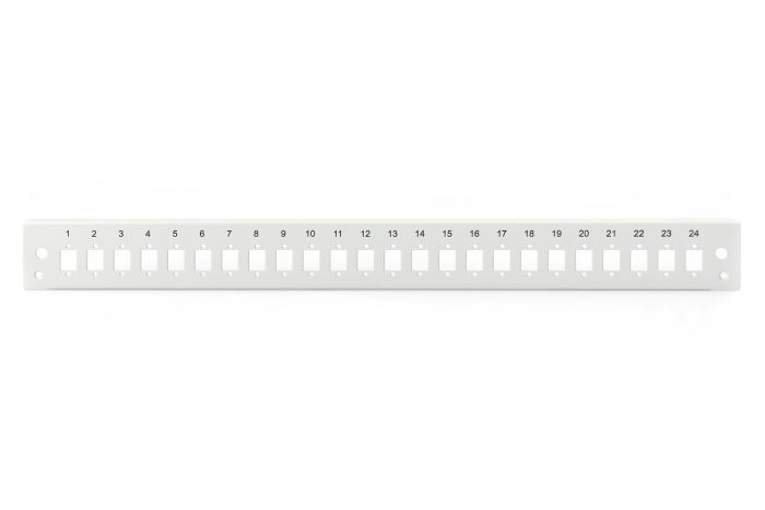DIGITUS Fiber Optic Splice Box Front Panel, quick lock, 24x LC DX, SC SX, E2000 SX