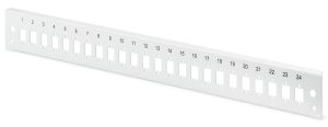 Фронтальна панель DIGITUS патч-панелі 24x LC Duplex, SC Simplex, E2000 Simplex 1U, quick lock