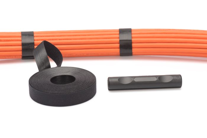 Стрічка-липучка DIGITUS для фіксації та жгутування, рулон 10м 20х2.6мм