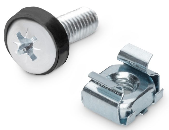 Крепежный набор DIGITUS M6 Screws&Nuts, 50 pcs., silver