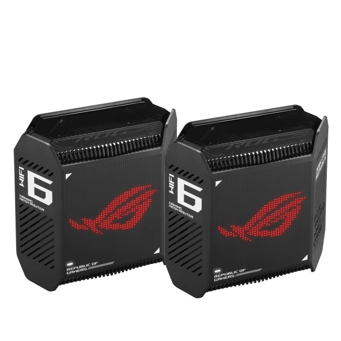 Система WiFi-Mesh ASUS ROG Rapture GT6 AX10000, 3xGE LAN, 1x2.5GE WAN, 1xUSB 3.2, 1мод, чорний