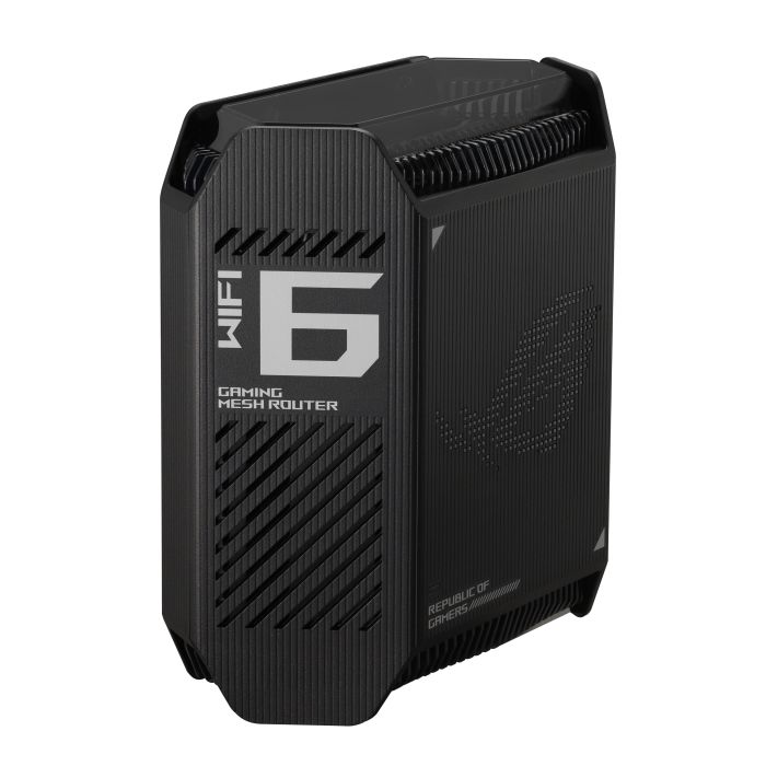 Система WiFi-Mesh ASUS ROG Rapture GT6 AX10000, 3xGE LAN, 1x2.5GE WAN, 1xUSB 3.2, 1мод, чорний