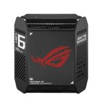 Система WiFi-Mesh ASUS ROG Rapture GT6 AX10000, 3xGE LAN, 1x2.5GE WAN, 1xUSB 3.2, 1мод, чорний