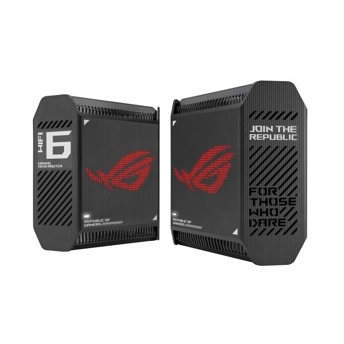 Система WiFi-Mesh ASUS ROG Rapture GT6 AX10000, 3xGE LAN, 1x2.5GE WAN, 1xUSB 3.2, 2мод, чорний