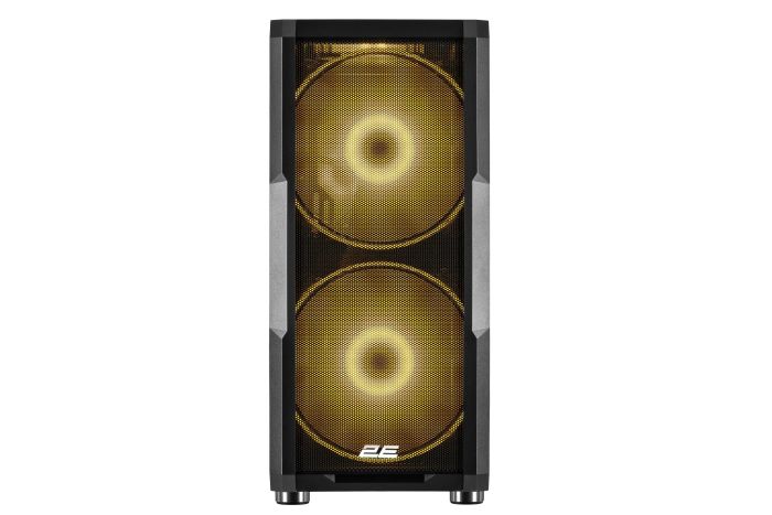 Корпус 2E GAMING Contego Neo GW05 без БЖ 2xUSB3.0, 1xUSBType-C, 2x200мм, ARGB, 3x120мм ARGB, VGA 380мм, LCS ready, контролер з пультом, TG Side Panel, EATX, чорний