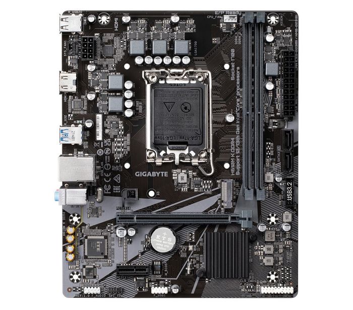 GIGABYTE Motherbard H610M K DDR4 s1700 H610 2xDDR4 M.2 HDMI mATX
