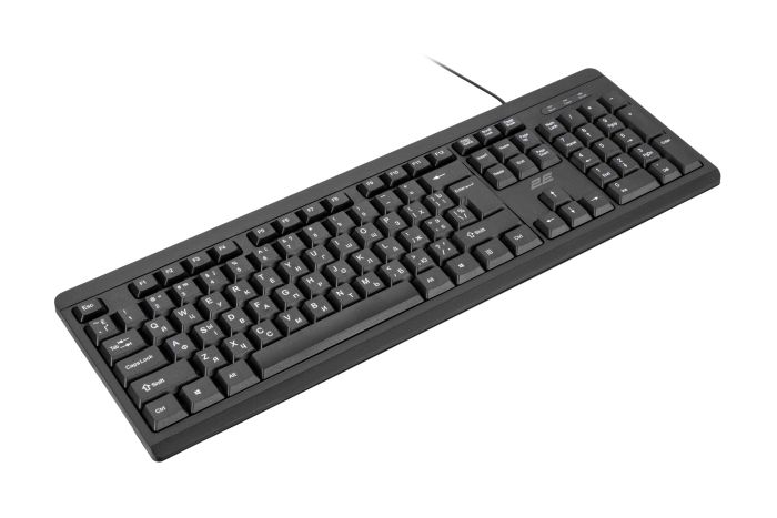 2E Combo keyboard and mouse MK401 USB-A, EN/UK/RU, black