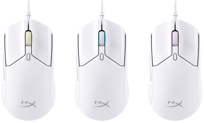 HyperX Mouse Pulsefire Haste 2, RGB, USB-A, USB, white