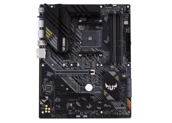 Материнcкая плата ASUS TUF GAMING B550-PLUS sAM4 B550 4xDDR4 M.2 HDMI DP ATX
