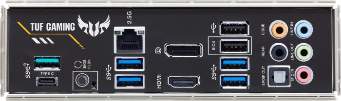 Материнcкая плата ASUS TUF GAMING B550-PLUS sAM4 B550 4xDDR4 M.2 HDMI DP ATX