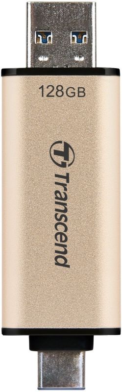 Накопичувач Transcend 128GB USB 3.2 Type-A + Type-C JetFlash 930 R420/W400MB/s Чорний