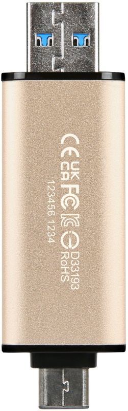 Накопичувач Transcend 128GB USB 3.2 Type-A + Type-C JetFlash 930 R420/W400MB/s Чорний