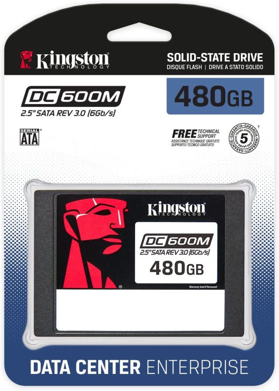 SSD Kingston 2.5" 480GB SATA DC600M
