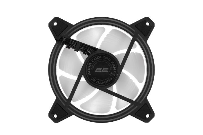 2E GAMING Case Fan Air Cool Infinity M ACF120IMW-ARGB, 120mm, 1200rpm, 3pin, 3pin +5VARGB, 22dBa, black