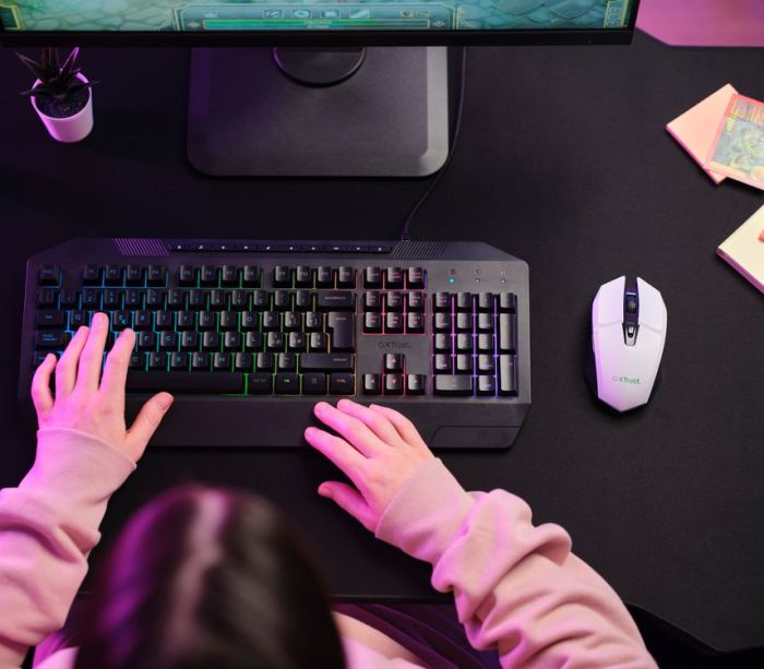 Мышь Trust GXT 110 FELOX, WL, Білий