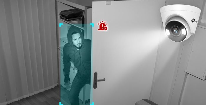 IP-Камера TP-LINK VIGI C440-2.8, PoE, 4Мп, 2,8 мм, H265+, IP66, Turret, цветное ночное видение, внутренняя