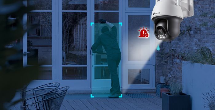 TP-LINK VIGI C540-W-4 IP Camera, PoE, 4MP, 4 mm, Wi-Fi, H265+, IP66, Dome, color night vision, outdoor