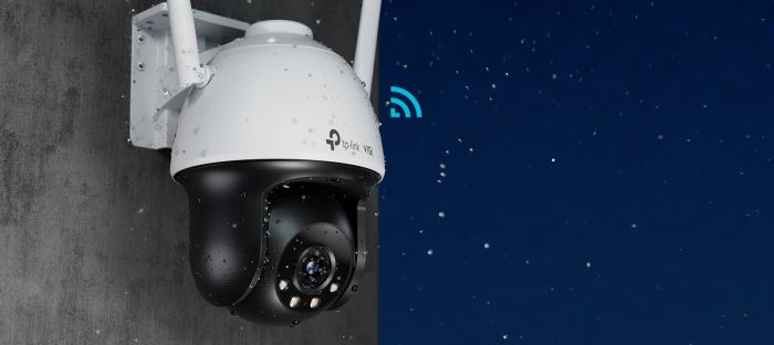 TP-LINK VIGI C540-W-4 IP Camera, PoE, 4MP, 4 mm, Wi-Fi, H265+, IP66, Dome, color night vision, outdoor