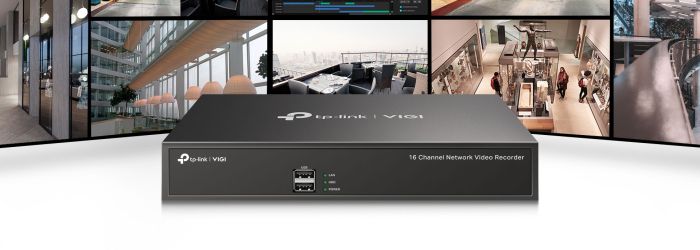 IP Video Recorder TP-LINK VIGI NVR1016H 16 channels, 2xUSB, H265+, 1xHDD, up to 10 TB