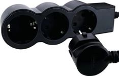 Подовжувач Legrand стандарт, 3хSchuko, 16А, 5м, чорний