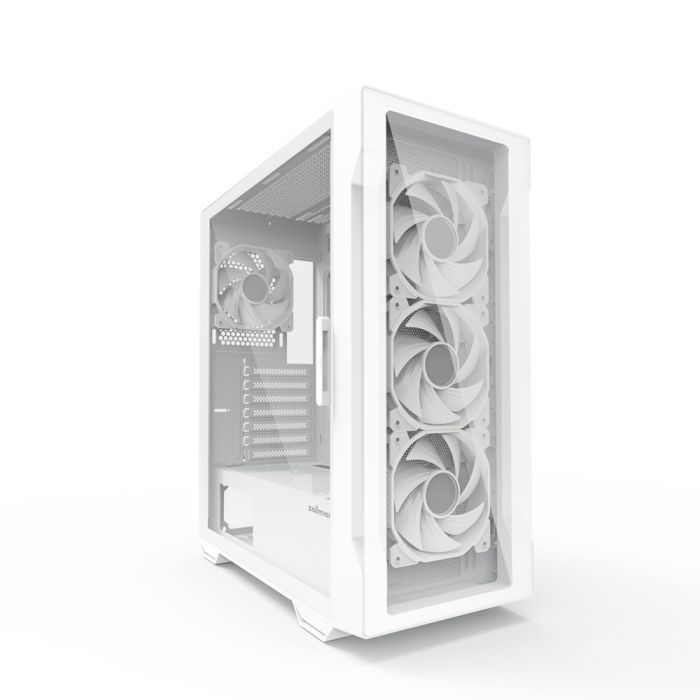 Zalman PC case I3 Neo TG without PSU, 1xUSB3.0, 2xUSB2.0, 4x120mm ARGB, VGA 355mm, LCS ready, TG Side/Front Panel, ATX, white