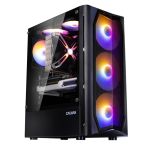 Корпус Zalman N4 Rev.1 без БЖ, 1xUSB3.0, 2xUSB2.0, 3x140мм RGB, 3x120мм RGB, VGA 315мм, LCS ready, TG Side Window, ATX, чорний
