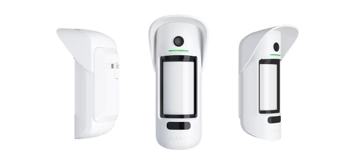 Wireless motion detector with camera and photo on request Ajax MotionCam Outdoor PhOD, Jeweller, white