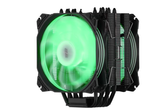 Процесорний кулер 2E GAMING Air Cool AC120D6-ARGB, LGA1851, 1700, 1366, 1200, 115x, AM5, AM4, AM3, AM3+, AM2, AM2+, FM2, FM1, 4pin PWM, 3pin +5VARGB, TDP 200W