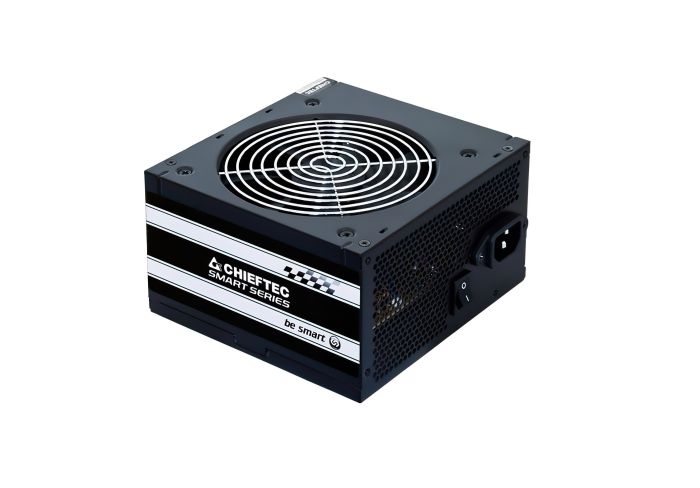 Блок живлення CHIEFTEC Smart  (600W), >85%, 120мм, 1xMB 24pin(20+4), 1xCPU 8pin(4+4), 2xMolex, 4xSATA, 2xPCIe 8pin(6+2)