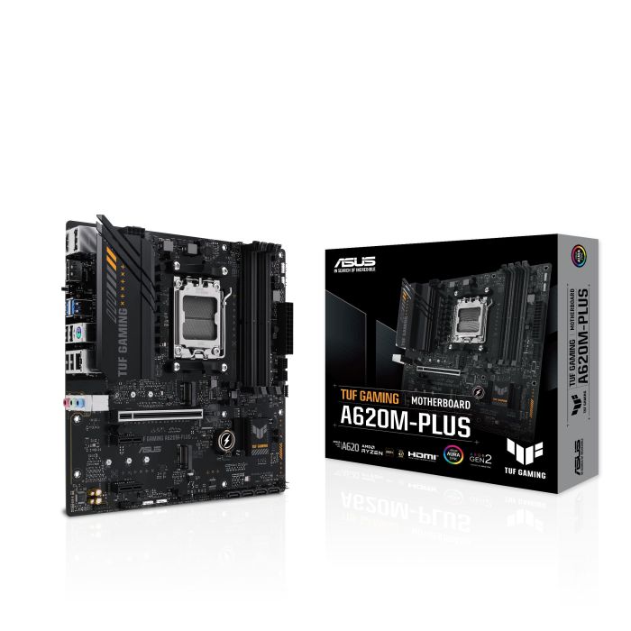 Материнcкая плата ASUS TUF GAMING A620M-PLUS sAM5 A620 4xDDR5 HDMI DP mATX