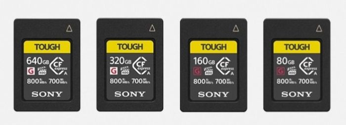 Карта памяти Sony CFexpress Type A 640GB R800/W700 Tough