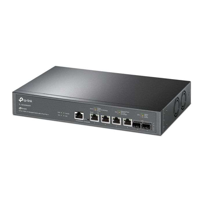 TP-LINK Switch  4x10GE(4xPoE+), 2xSFP+, 200W, Managed L2 TP-Link TL-SX3206HPP