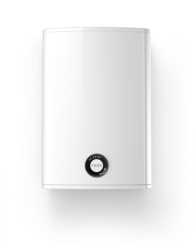 Electric water heater TESY flat GCR 502712D E32 EC, 50L, 1,2kW, dry, universal mounting, electr. control, B, white