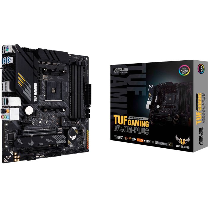 Материнcкая плата ASUS TUF GAMING B550M-PLUS sAM4  B550 4xDDR4 M.2 HDMI DP mATX