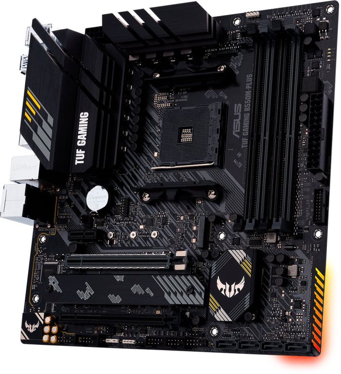 Материнcкая плата ASUS TUF GAMING B550M-PLUS sAM4  B550 4xDDR4 M.2 HDMI DP mATX