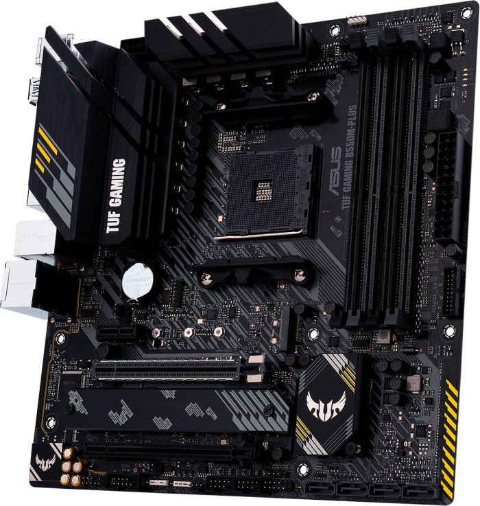 Материнcкая плата ASUS TUF GAMING B550M-PLUS sAM4  B550 4xDDR4 M.2 HDMI DP mATX
