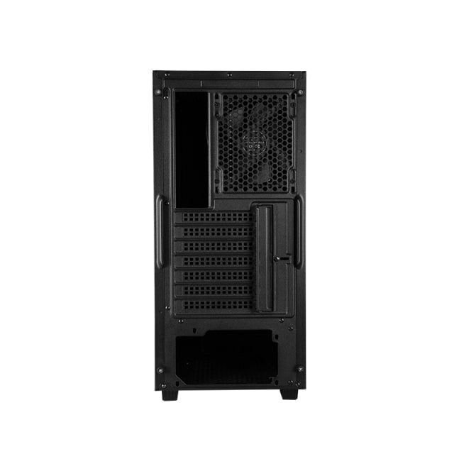 Корпус CHIEFTEC Elox AS-01B, без БП, 2xUSB3.2, 1xUSB2.0, 1x120мм, Sound insulated panels, VGA 320мм, LCS ready, ATX, черный