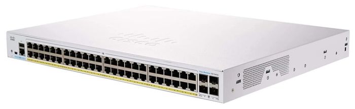 Коммутатор Cisco CBS220 48хGE, PoE, 4x1G SFP, Smart