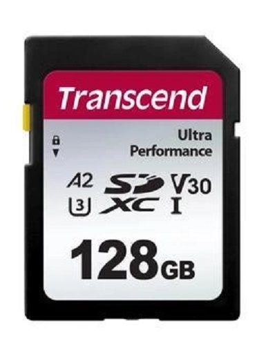 Карта памяти Transcend SD 128GB C10 UHS-I U3 A2 R160/W90MB/s 4K