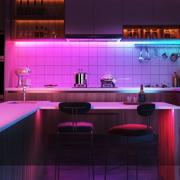 Лента светодиодная умная Govee H618A RGBIC Basic Wi-Fi + Bluetooth LED Strip Light 5м Белый