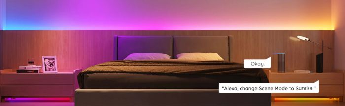 Govee RGBIC Wi-Fi + Bluetooth LED Strip Lights With Protective Coating (5M)