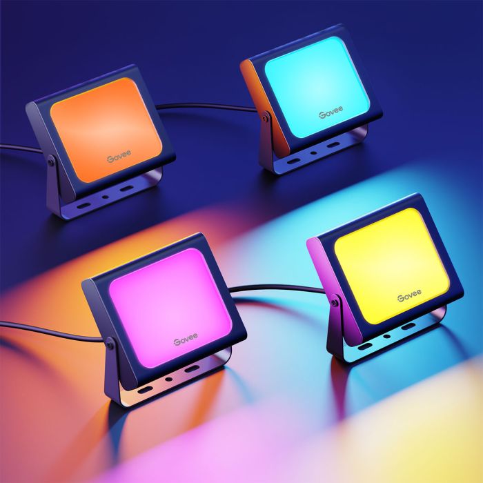 Govee RGBICWW LED Smart Flood Lights